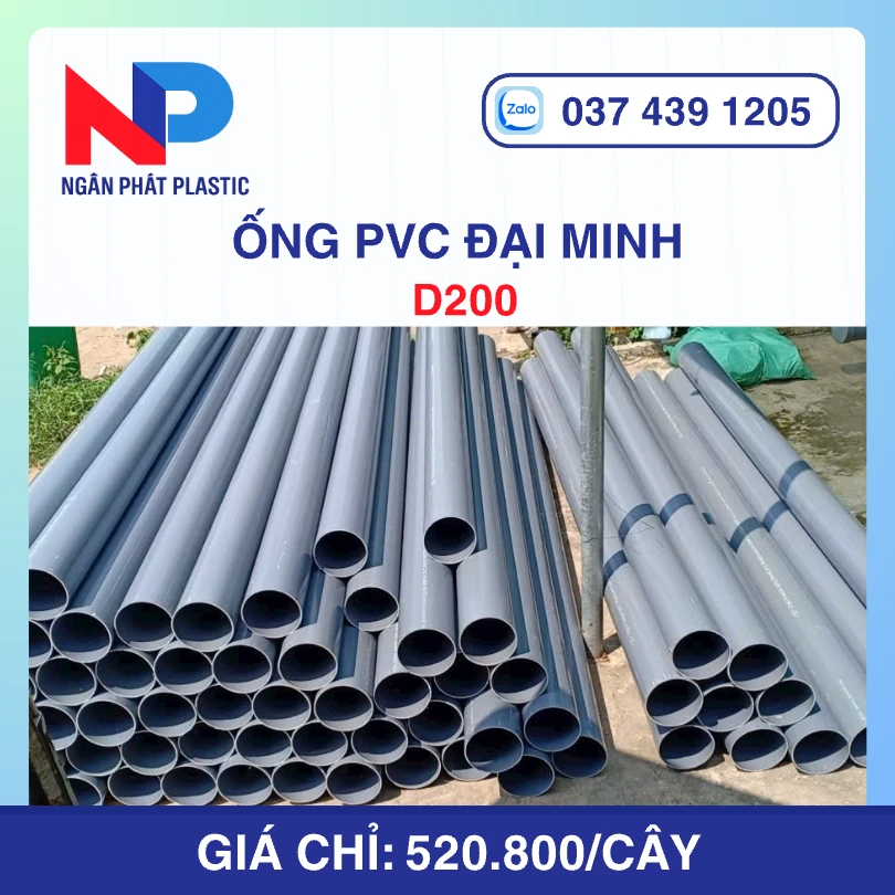 Ống Nhựa PVC 250 Đại Minh